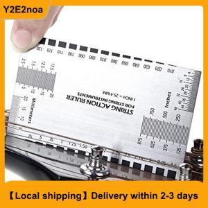 【Local shipping】 Steel String Action Gauge Ruler Guide Setup Measuring Luthier for Guitar Bass