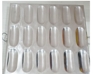 Loyang Kue Lidah Kucing (18 / 21 Lubang) Cetakan kue Cetakan biscuit