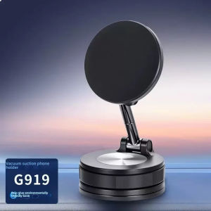 G909 Vacuum Magnetic Car Phone Holder is Foldable Rotatable Portable Suitable For Car Office Bathroom and Universal