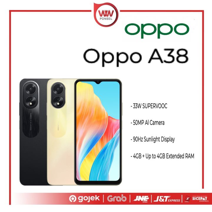 Hp Oppo A38 Ram 4GB Internal 128GB Garansi Resmi
