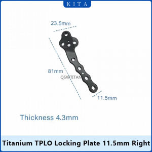 KITA Titanium TPLO locking Plate ALPS Bone Plate Orthopedic Surgical Instruments VeterinaryAnimal 1pcs