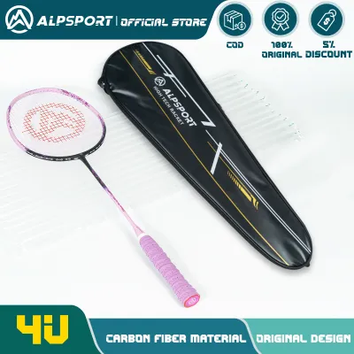 Alpsport ngọn lửa ban đầu VỢT CẦU LÔNG Composite sợi carbon cân bằng Mặc định 24lbs 3 màu sắc có sẵn phù hợp cho người mới bắt đầu trung gian người chơi cá tuyết hiệu suất chi phí cao ly