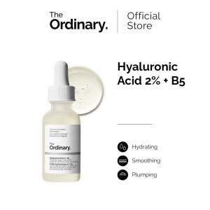 The Ordinary Hyaluronic Acid 2% + Vitamin B5 Serum Multi Molecular HA Deep Hydration Plump Dry Fine Lines Repair Skin Barrier Reduce Redness Moisturizing Soothing Facial Essence