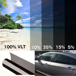 Window film Shading heat insulation and sunscreen cellophane film anti-peeping full blackout