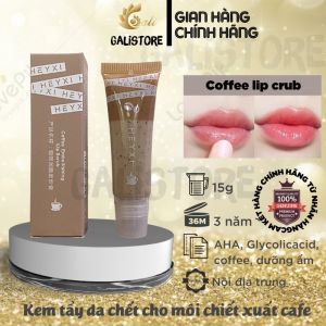 Tẩy tế bào chết môi HEYXI Coffee Lip Scrub 15g dưỡng ẩm tẩy da chết môi cà phê Galistore