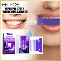 Eelhoe V34 Teeth Whitening Strips Dry Toothpaste Bleaching Tooth Sticky Gel Bleaching Tooth Whiten Strips High Elastic Oral Care White Tooth Dental Kit Oral Hygiene Care Strip for False Teeth Veneers（7pcs/box）. 