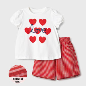 ชุดลำลองเด็ก 25ss Single Cotton Twin Smile 5 ส่วน 140