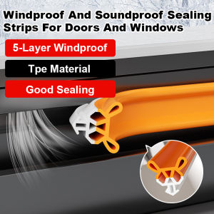 Aluminum Seal Leakproof Window Sticker Aluminum Window Seal Thermal Insulation Strip for Sliding Windows Door Gaps Draft Proof Weather Stripping