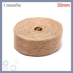 [Cumarba] 10M Burlap Ribbon Natural Vintage Jute Rope Craft Gift Package DIY Wedding Party