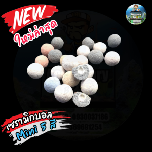 วัสดุกรองตู้ปลา เซมิกบอล Mini 5 สี 500g/1kg พร้อม ถุงตาข่าย คลิกที่เสนอและพูดคุย