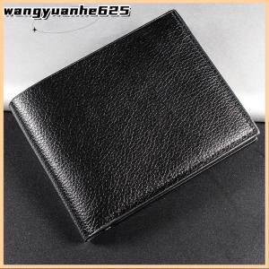 [WYH Store] 👗 Mens Wallet Leather Men Wallets Premium Product Artificial leather Wallets for Man Short Black Walet Portefeuille Homme