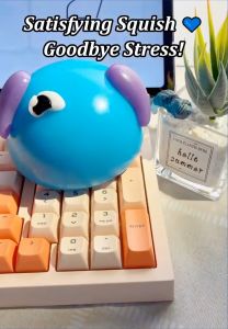 Smushers Dog Squishy Toy  Cute Squeezy Funny Stress Ball  Changeable Face Soft Slow Rebound Squishy Toy