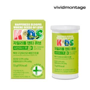 Vivid Montage Xylitol Denti Cube Oral Patented Lactic Acid Bacteria Candy Chewable Candy