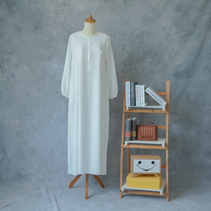 Baju Gamis Harian Jumbo Simpel Bahan Crinkle Airflow Premium Terlaris