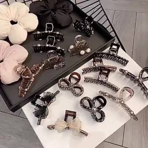High-end large butterfly-shaped elegant shark clip hairpin