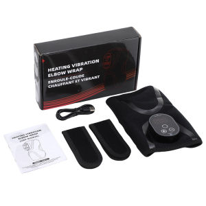 Wireless Heated Elbow Massager with Vibration Therapy and Adjustable Heat Settings for Joint Relief
