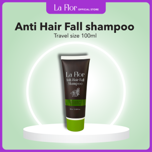 La Flor Syampu Anti Rambut Runtuh - Bebas Paraben & Sulfat - Kandungan Platycladus Orientalis & Thuja Orientalis - Untuk Rambut Gugur