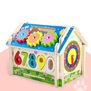 Toddler & Kids Toys ของเล่น ไม้เสริมพัฒนาการ บ้าน เครื่องดนตรี บล็อค ตัวเลข 0-9 ฟันเฟือง นาฬิกา เสริมทักษะ และพัฒนาการ ของเล่น เฟืองกลาง ราคาหุ้น ผู้ชาย โรงเรียน บ้าน