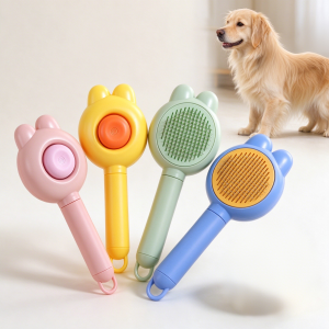 Pet Hair Remover Brush for Dogs And Cats Long Hair Grooming Comb Bath Cleaning Brush Essential Pet Supplies