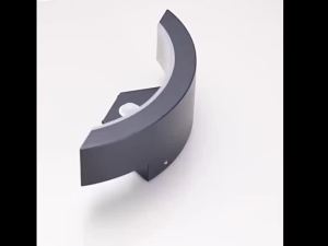 โคมไฟติดผนังเซ็นเซอร์เคลื่อนไหวอลูมิเนียม IP65 กันน้ำ โคมไฟ LED กลางแจ้ง สำหรับทางเข้า ระเบียง สวน ลานบ้าน และทางเดิน