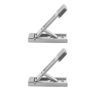 2Pcs Foldable Laptop Stand Portable Laptop Stand Invisible Cooling Laptop Stand Cooling Office Footpad Notebook Tablets