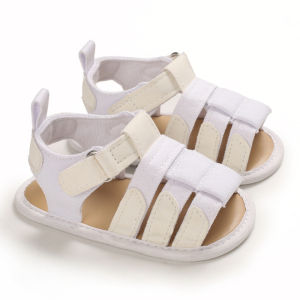 Summer New Newborn Baptist Shoes Simple And Fashionable White Sandals Baby Anti Slip Rubber Sole Breathable Walking Shoes