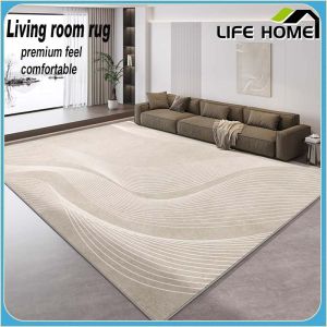 Living Room Carpet High End Feel Large Area Sofa and Tea Table Floor Mat