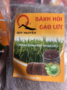 Bánh gỏi gạo lứt Quy Nguyên túi 300g - chùa Long Hương