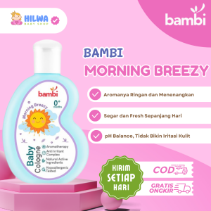 Bambi Baby Cologne Morning Breezy - Parfume Bayi | Lembut Dan Kesegaran Tahan Lama (100 Ml)