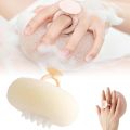 Super Soft Sunflower Suction Cup Bath Ball, 2-in-1 Sunflower Bath Ball, Exfoliating Bath Sponge Cleaning Brush with Suction Cup (A-Beige). 