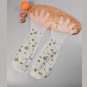 Găng Tay nylong Siêu Dài Và Dương Ninh Chống Rách Găng Tay Rửa Chén Bát SET 5 cặp 1 túi