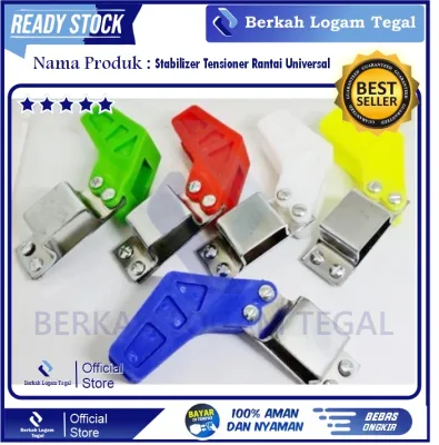 PROMO !! Stabilizer rantai universal klx tensioner rantai motor bebek + bracket