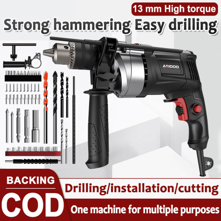 Electric Drill 13mm Impact drill hammer drill 1380W heavy duty