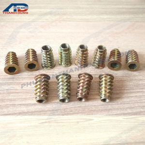 Ốc Cấy Gỗ Có Vành M6x25