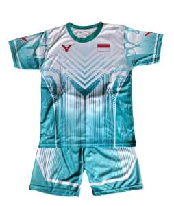 Baju Badminton anak Full Printing Terbaru SC01