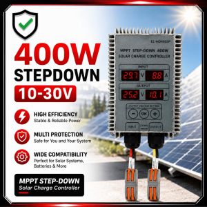【New Launch】Durable 600W MPPT Solar Charge Controller 40A 12V/24V Auto‑Adjust Intelligent Photovoltaic Power Regulator