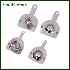 JointFlowers 10pcs 16x16mm 18.5x16.5mm mùa xuân liên hệ với tấm pin hộp tích cực và tiêu cực đơn lưỡng cực 18650 pin tấm