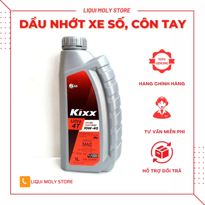 Nhớt Tổng Hợp Kixx Ultra 10W40 Nhập Khẩu Hàn Quốc Cho Xe số , xe Côn ...