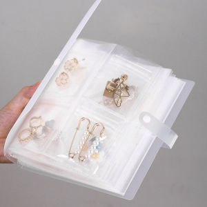 antioxidant dust-proof jewelry storage book/portable durable thicken pvc transparent storage bag