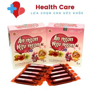 Ăn ngon Ngủ ngon AC với 20 ống phù hợp cho trẻ em.Hỗ trợ tăng cường tiêu hóa giúp ăn ngủ ngon