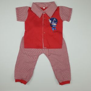 Setelan Baju Anak Laki Laki 1-3 Tahun Kemeja dan Celana Anak 212A