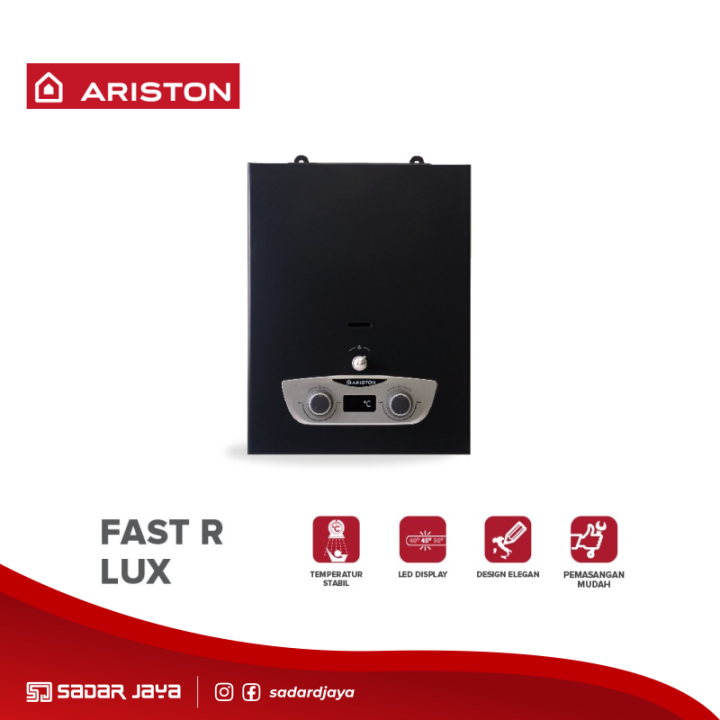 Ariston Fast R LUX liter/menit Instan Gas Water Heater Instan