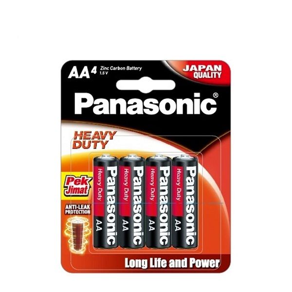 Panasonic Battery AA Heavy Duty UM-3HD (4's) | Lazada