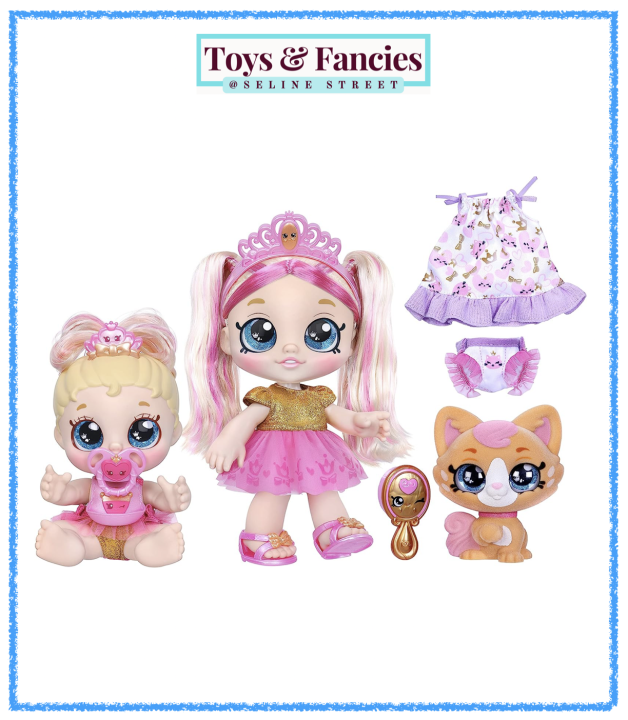 🇺🇸 Kindi Kids Scented Sisters Pawsome Royal Family — Includes 10