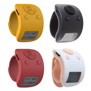 Mini Digital LCD Electronic Finger Ring Hand Tally Counter 9 Digit Prayer Counters Clicker