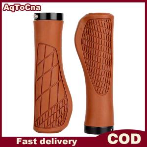 AqToCna 1 cặp xe đạp Grips chống sốc Xe Đạp Handlebar bìa chống trượt có thể khóa Grips Ergonomic đi xe đạp cao su xử lý Grips
