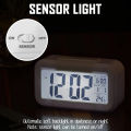 (SG STOCK) Battery Alarm Clock Operated LCD Display Digital Smart Small Snooze Temperature/Many colors/Easy to use. 