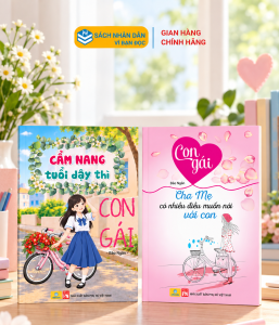 Sách - Combo 2 cuốn Cẩm Nang Tuổi Dậy Thì Con Gái và Con Gái Cha Mẹ Có Nhiều Điều Muốn Nói Với Con - ndbooks
