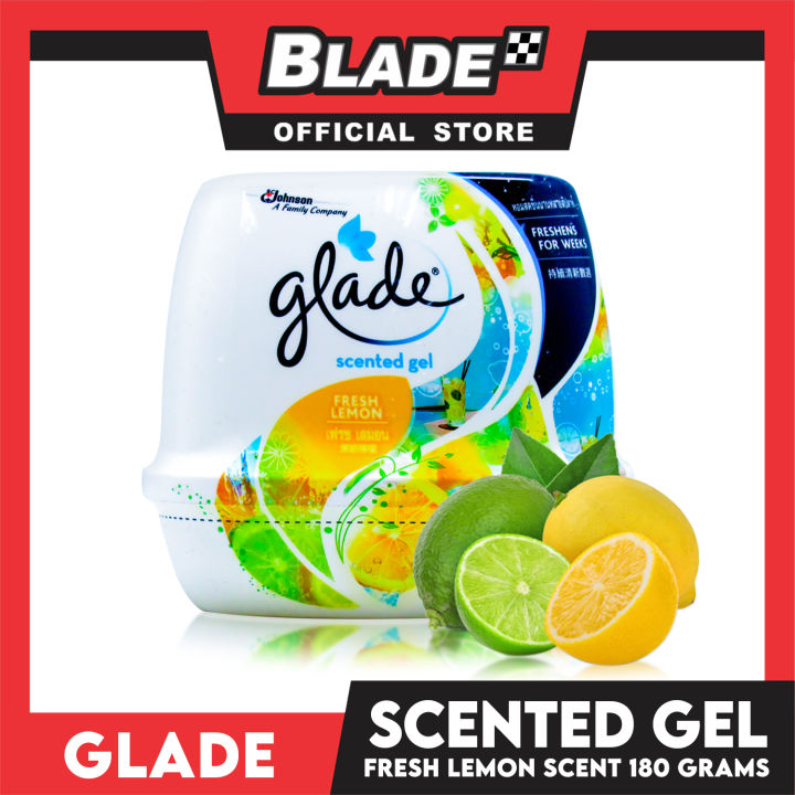 Glade Scented Gel Air Freshener 180g (Fresh Lemon) Lazada PH