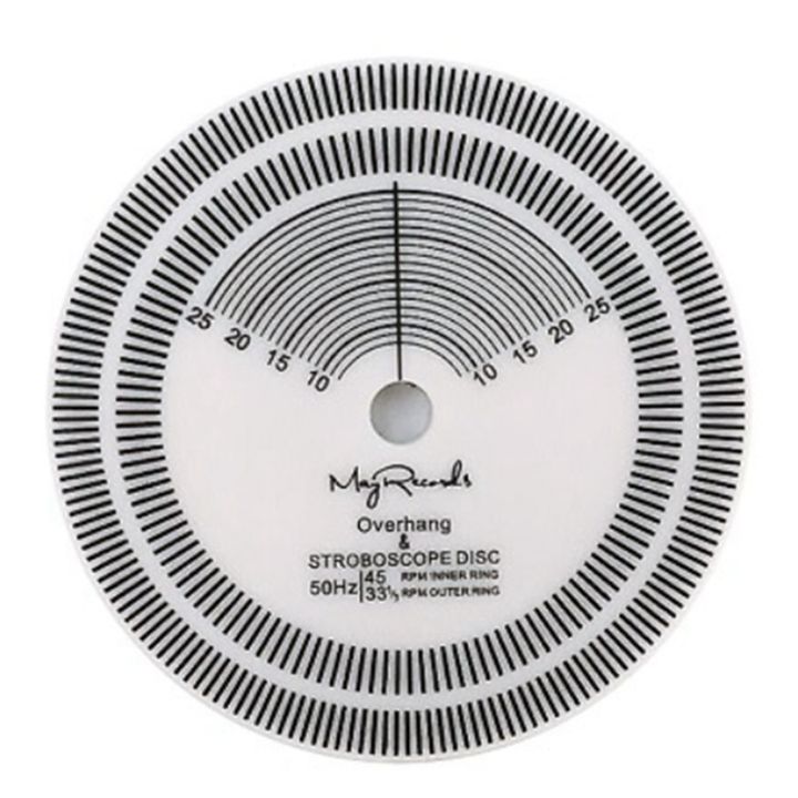 LP Record Player Strobe Disc Calibration Tachometer Record Player Speed ...
